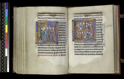 Suffragie voor Maagden en Alle Heiligen (uit de Psalter en Uren van Isabella van Frankrijk) door French School