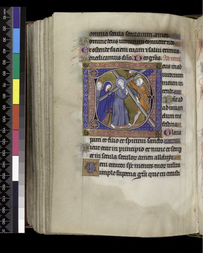 Terts (uit de Psalter en Uren van Isabella van Frankrijk) door French School