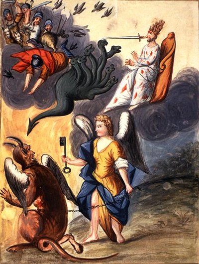 MS Ferguson 17 plaat tussen ff. 143-114 Duivel door French School