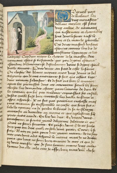 Pagina uit Cent Nouvelles Nouvelles, c.1461-62 door French School