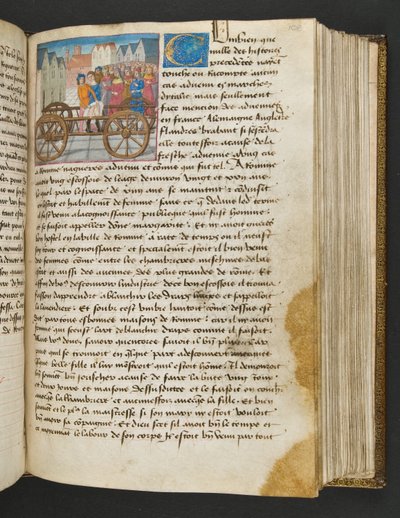 Pagina uit Cent Nouvelles Nouvelles, c.1461-62 door French School