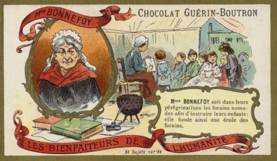 Madame Bonnefoy, Franse filantroop door French School