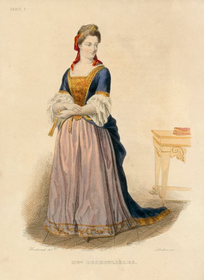 Madame Deshoulieres door French School