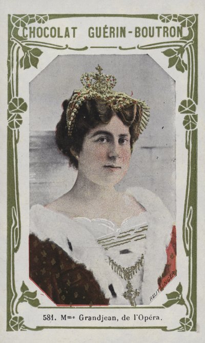 Madame Grandjean, van de Opera door French School