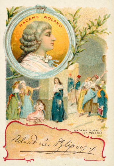 Madame Roland, Franse revolutionair door French School