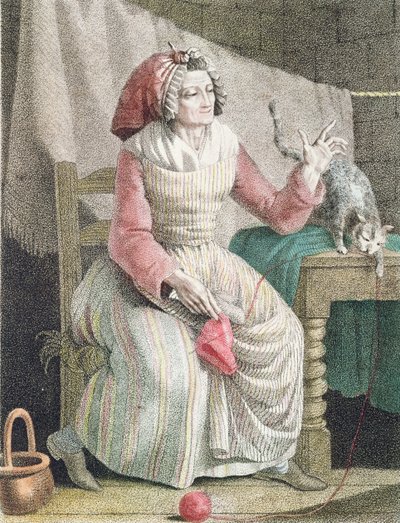 Madame Sans Culotte, c.1789 door French School