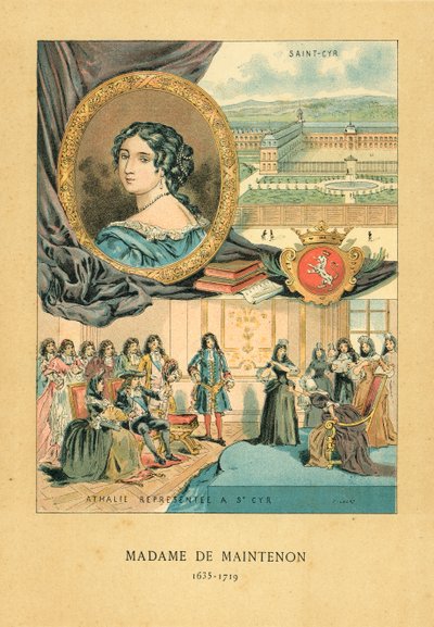 Madame de Maintenon door French School