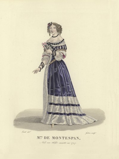 Madame de Montespan, minnares van koning Lodewijk XIV van Frankrijk door French School