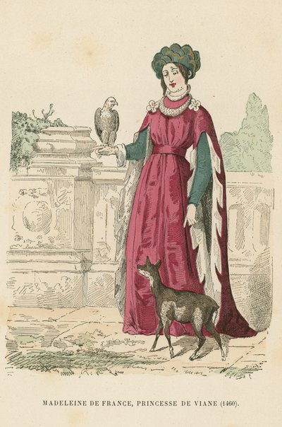 Madeleine van Frankrijk, prinses van Viana door French School