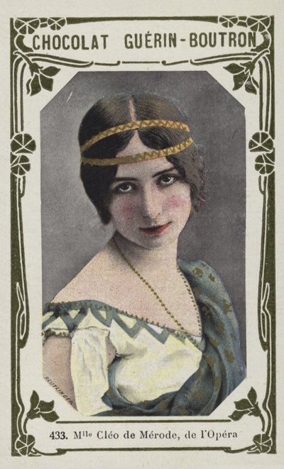 Juffrouw Cleo de Merode, van de Opera door French School