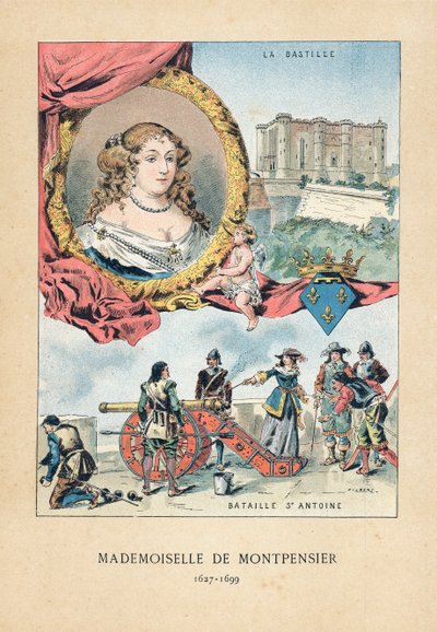 Mademoiselle de Montpensier door French School