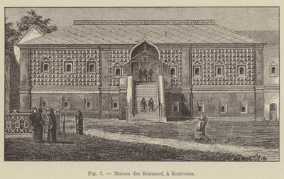 Huis van de Romanovs, in Kostroma door French School