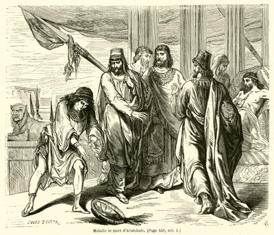Ziekte en dood van Aristobulus door French School