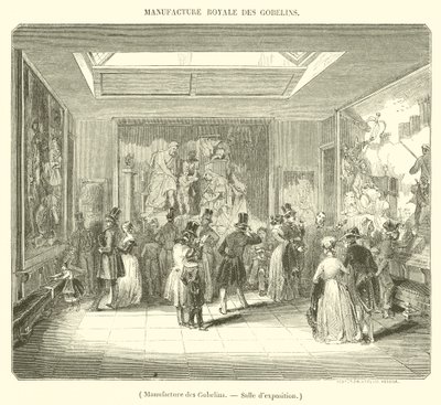 Manufactuur van de Gobelins, Tentoonstellingszaal door French School
