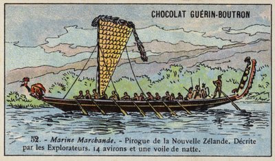 Maori kano, Nieuw-Zeeland door French School
