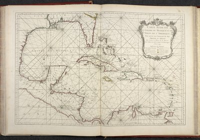 Kaart van de Golf van Mexico, Carte reduite du golphe de Mexique et des isles de l