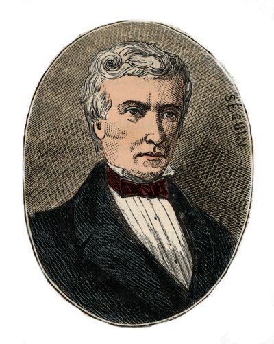 Marc Seguin (1786-1875) architect en ingenieur - Gravure in 