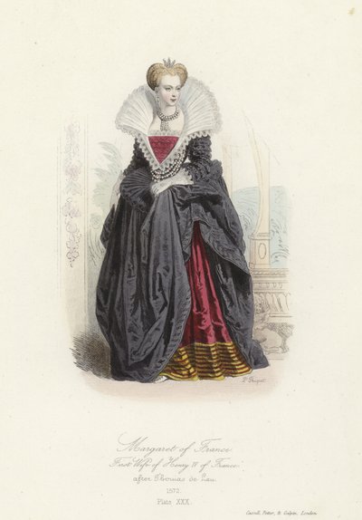 Margaretha van Frankrijk, eerste vrouw van Hendrik IV van Frankrijk door French School