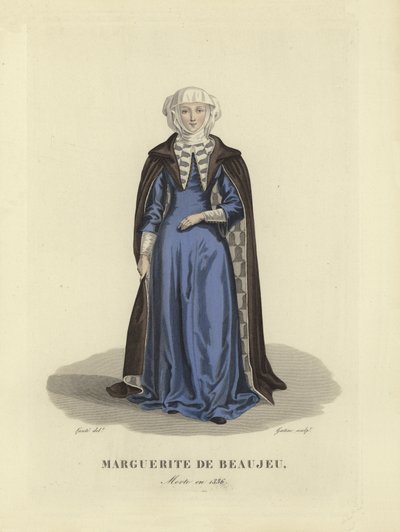 Marguerite de Beaujeu door French School