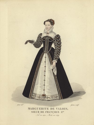 Marguerite van Navarra, zus van koning Frans I van Frankrijk door French School