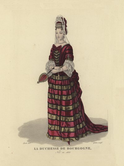 Marie-Adélaïde van Savoye, hertogin van Bourgondië door French School