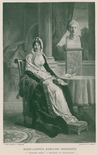 Marie-Laetitia Ramolino Bonaparte door French School