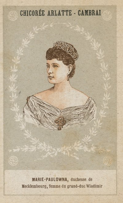 Marie-Paulowna, hertogin van Mecklenburg, vrouw van grootvorst Wladimir door French School