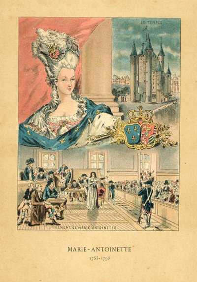Marie Antoinette door French School