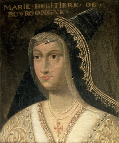 Marie, Hertogin van Bourgondië door French School