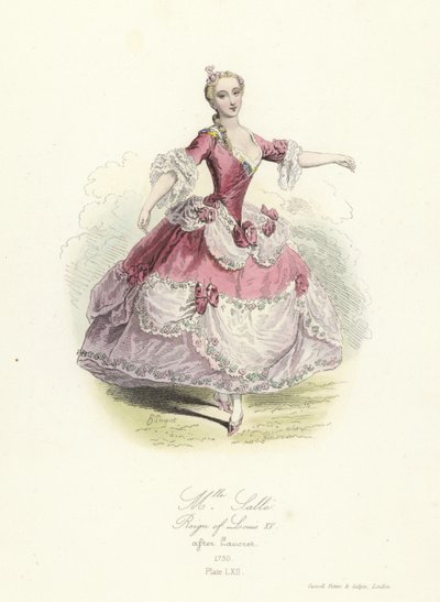 Marie Sallé, Franse danseres; regeerperiode van Lodewijk XV door French School