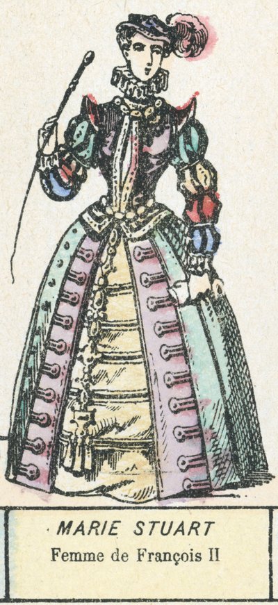 Marie Stuart, vrouw van Frans II door French School
