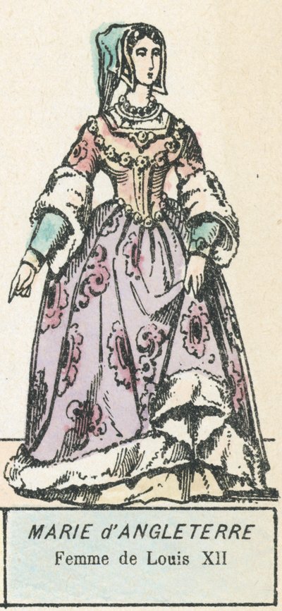 Marie van Engeland, vrouw van Lodewijk XII door French School