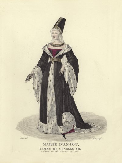 Marie van Anjou, vrouw van koning Karel VII van Frankrijk door French School