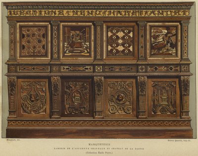 Intarsia door French School