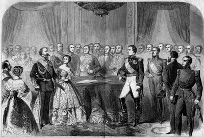 Huwelijk van Prins Napoleon (1822-1891) en Prinses Clotilde van Savoye (1843-1911) door French School