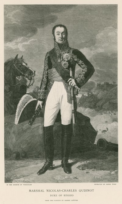 Maarschalk Nicolas-Charles Oudinot door French School
