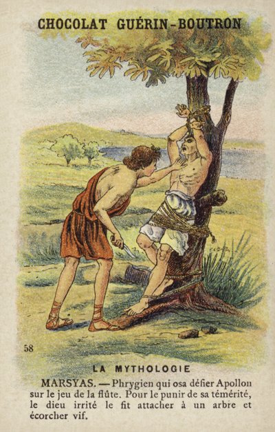 Marsyas door French School