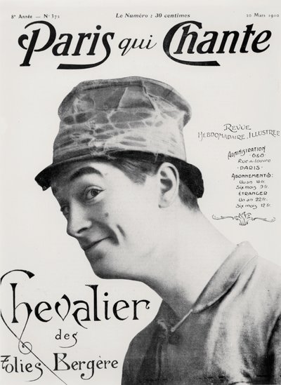 Maurice Chevalier, uit 