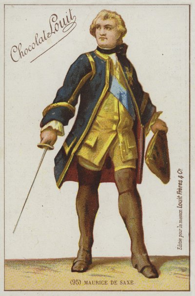 Maurits van Saksen door French School