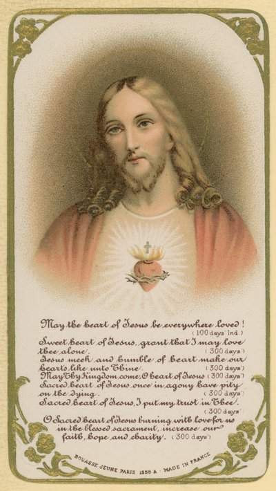 Moge het hart van Jezus overal geliefd zijn! door French School