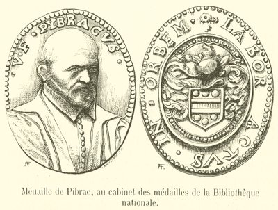 Medaille van Pibrac, in de medailleverzameling van de Nationale Bibliotheek door French School