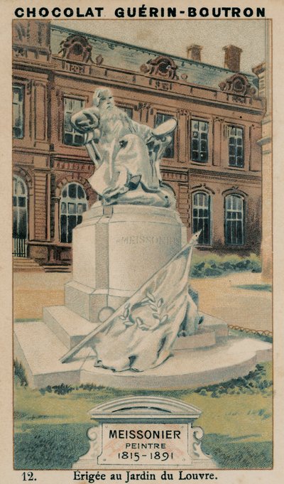 Meissonier, Schilder, 1815-1891, Opgericht in de Jardin du Louvre door French School