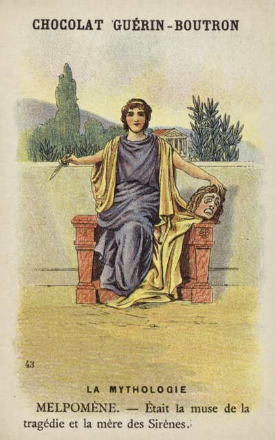 Melpomene door French School