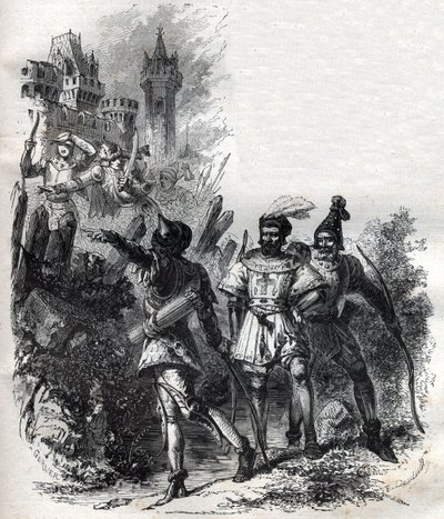Huurlingen en bandieten van Paus Clemens VI (Peter Roger) door French School