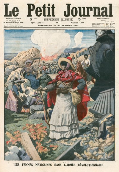 Mexicaanse vrouwen in het Revolutionaire leger door French School