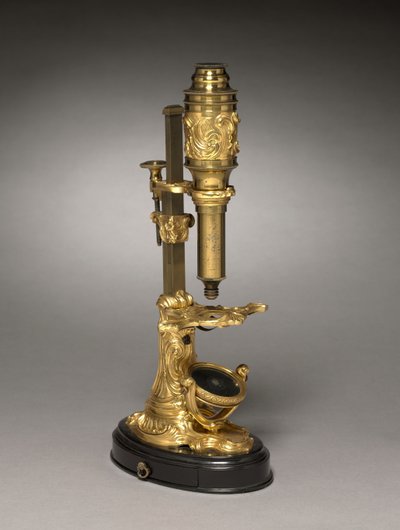 Microscoop, ca. 1745-1765 door French School