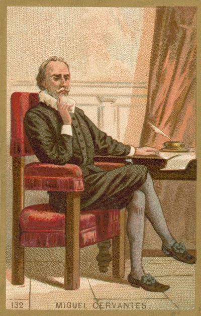Miguel de Cervantes door French School