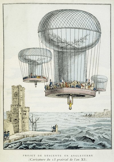 Militaire ballonafdaling naar Engeland door French School