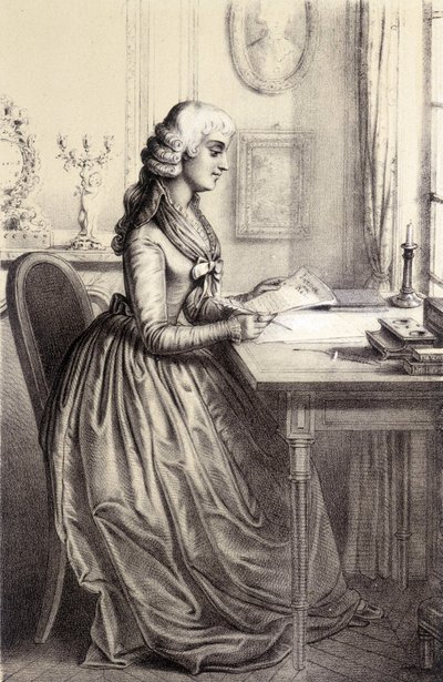 Mme Roland (1754 - 1793) - in 