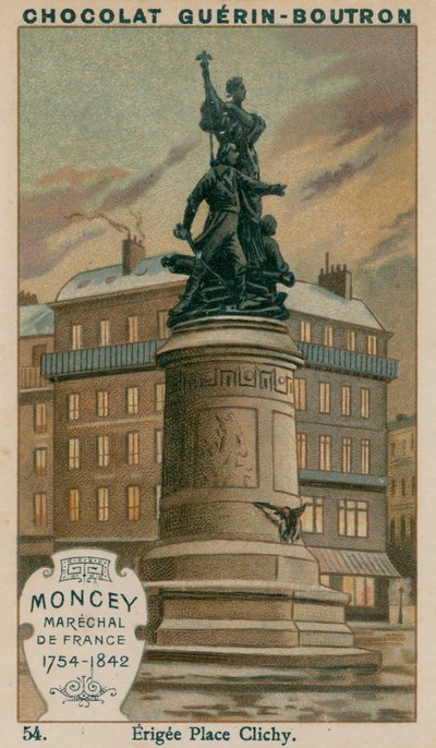 Moncey, Maarschalk van Frankrijk, 1754-1842, Opgericht op Place Clichy door French School